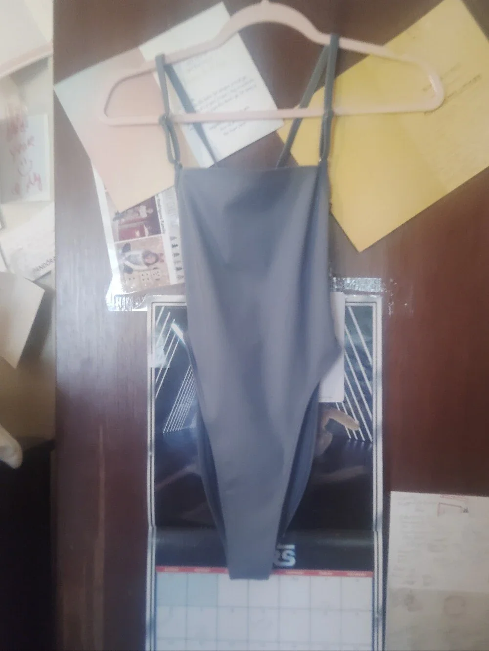 ALO YOGA Thrill Seeker Bodysuit - Steel Blue XXS 🆕